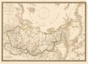 Antique Map Russia Hubert 1821 : nwcartographic.com – New World ...