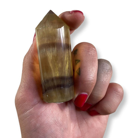 Rainbow Fluorite Stone Bead Mala Stretch Bracelet - Well Done Goods, by  Cyberoptix