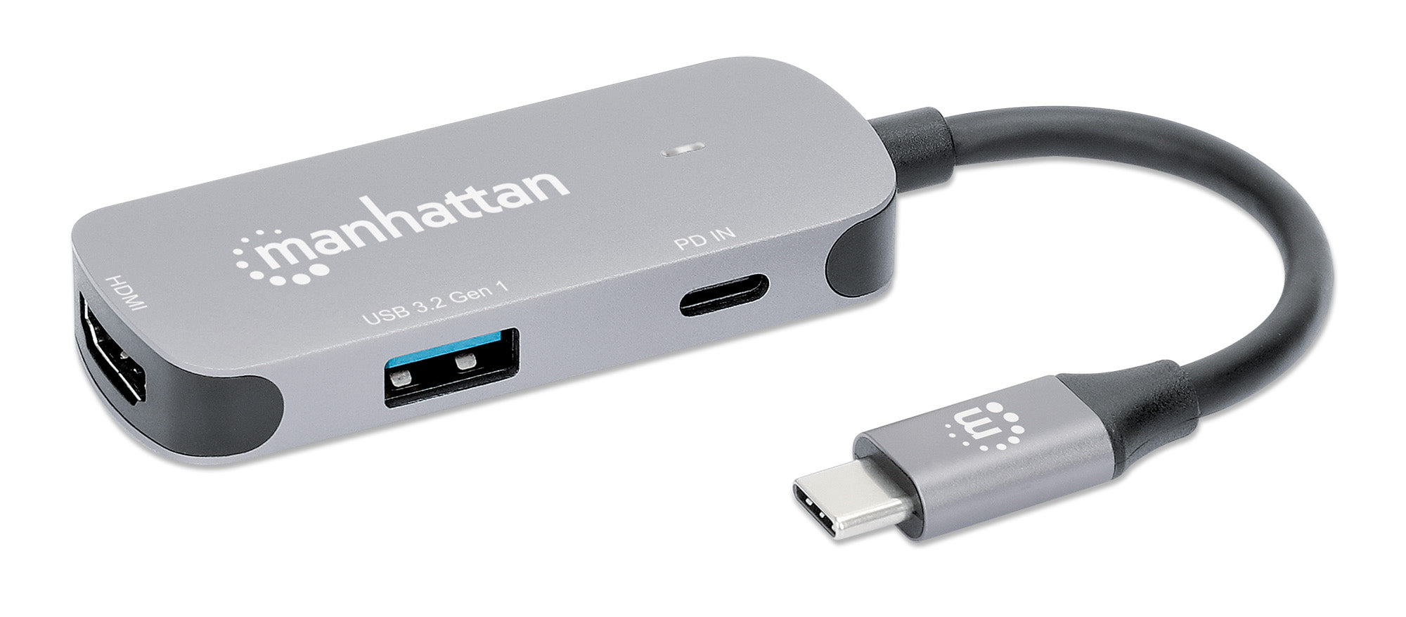 USB-C to HDMI (4K@30Hz) 3-in-1 Docking Converter with Power Delivery