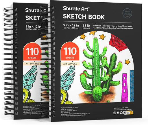 Creative Trends 160gsm A4 32 Sheets Spiral Marker Pad Sketch Book Sta