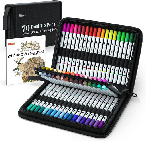 Colored Fineliner Pens - Set of 100 — Shuttle Art