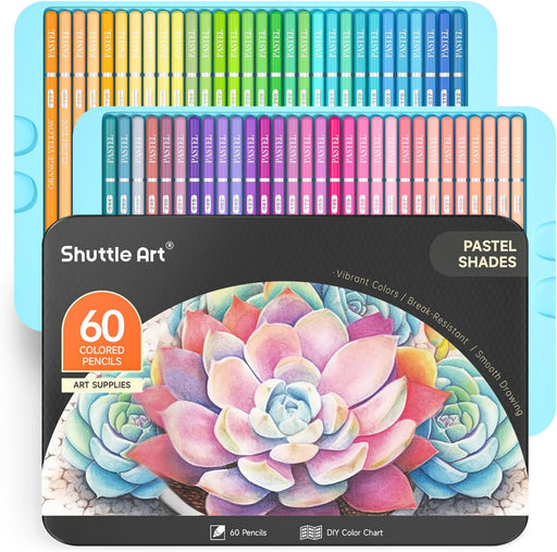 Acrylic Paint Brush Markers,Dual Tips-Set of 28 Pastel — Shuttle Art