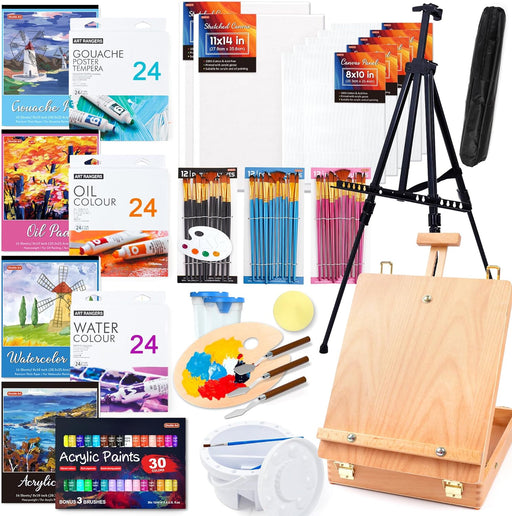 168pcs Art Supplies Set for Girls Deluxe Art Creativity Painting