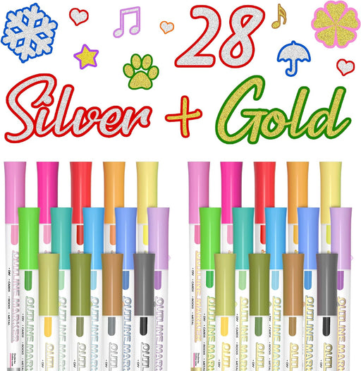 Metallic Marker Pens - Set of 24 — Shuttle Art