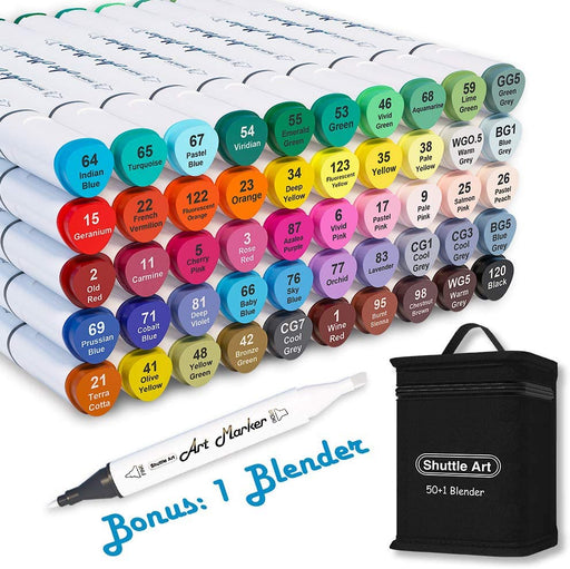 Dual Tip Art Markers - Set of 205 — Shuttle Art