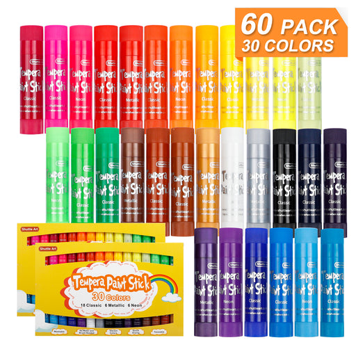 Washable Finger Paint,10 Colors*60ml with tools - Set of 33 — Shuttle Art