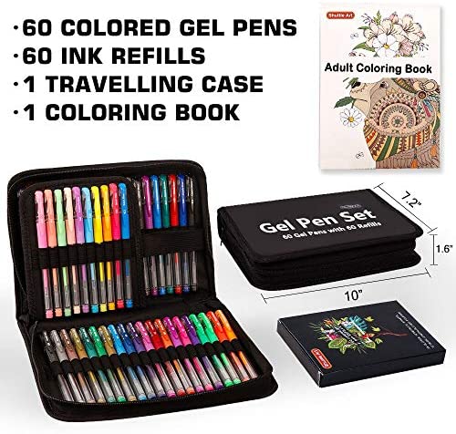 60 gel pen set