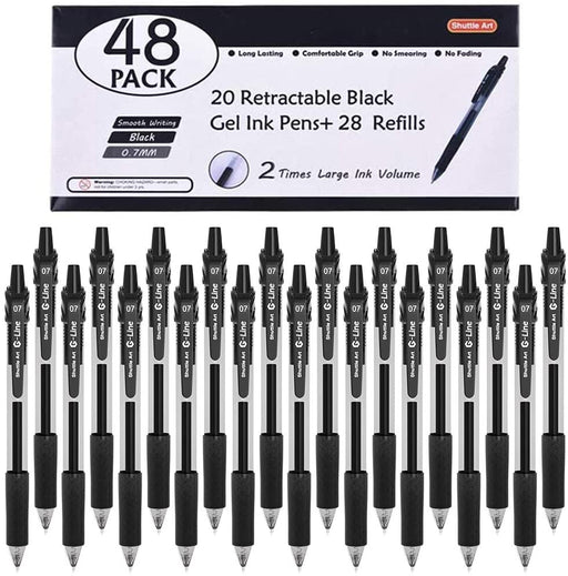 Black Gel Pens - Set of 100