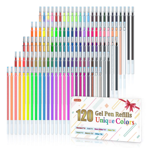 Colored Glitter Gel Pens, 80 Colors Gel Pen with 80 Refills - Set of 160