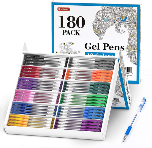 Gel Pens for Adult Coloring Books, 30 Colors Gel Marker Colored Pen with  40% More Ink for Drawing, Doodling Crafts Scrapbooks Bullet Journaling 30  Multicolor 
