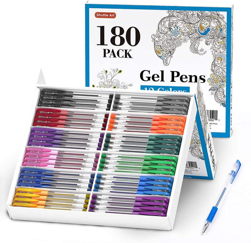 Colored Pens: Gel Pens, Brush Tip Pens –