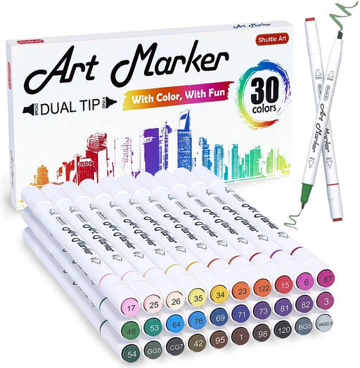 Dual Tip Art Markers - Set of 51