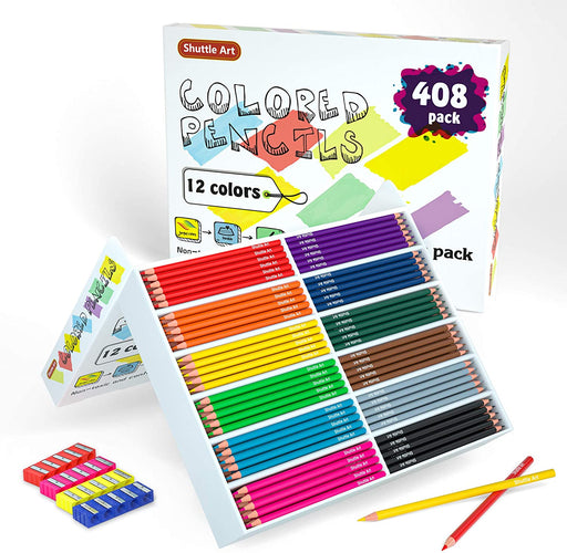 Shuttle Art 172 Crayon de Couleurs Professionnels, Set de Crayons de  Coloriage à Mine Tendre, Couleurs Numérotées et Bois de Haute Qualité,  Idéal pour Enfants,Adultes,Dessin,Coloriage : : Fournitures de  bureau