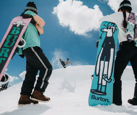 guys doing snowboard