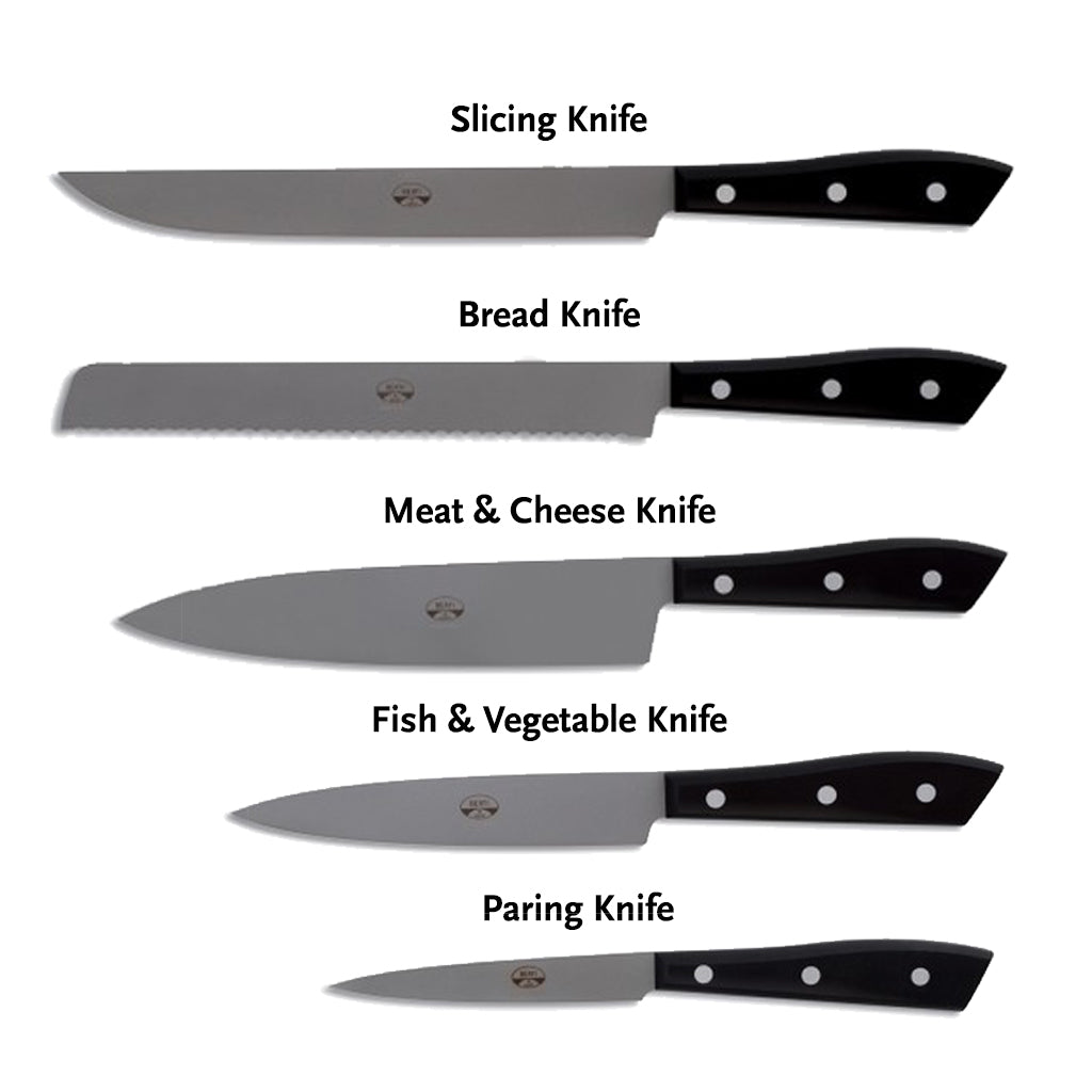 Kitchen Knife Set Black Profood Limited