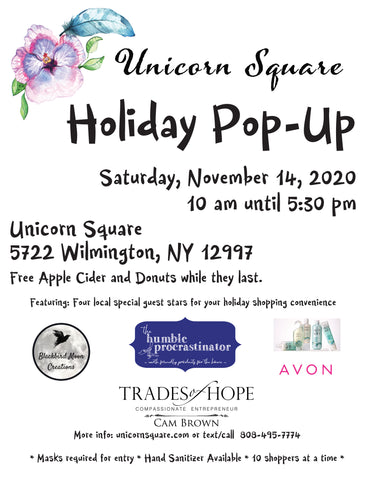 Unicorn Square Holiday Pop Up
