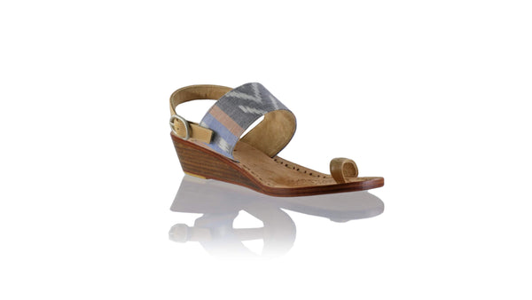 Prana 50mm Wedge Nude Cloudy Songket NILUH DJELANTIK