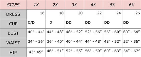 size chart 2- curvynbeautiful