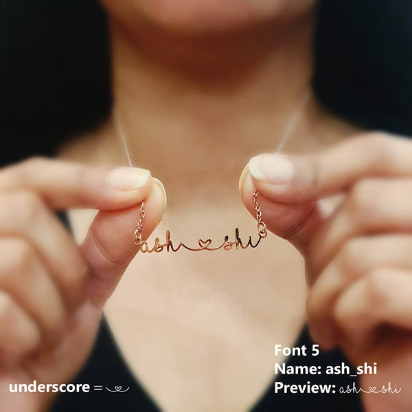 Personalize Your Jewelry Name Necklace Customize Jewelry Blinglane