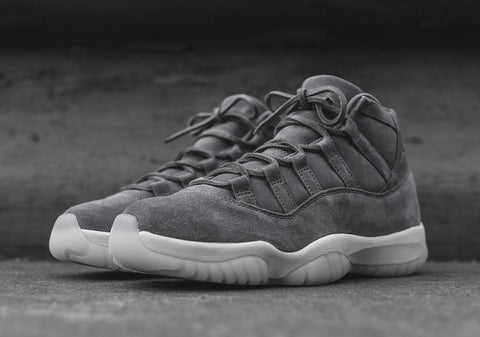 Air Jordan 11 Pinnacle Grey Suede