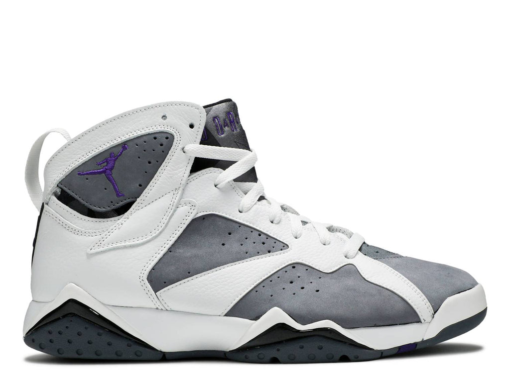 black and purple jordans retro 7