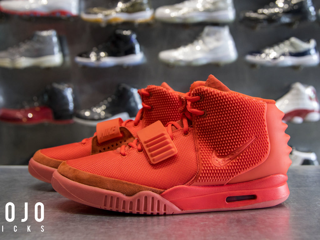 kanye west nike air yeezy red october