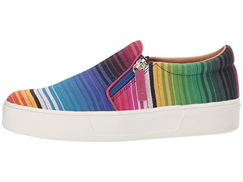 striped slip on shoes