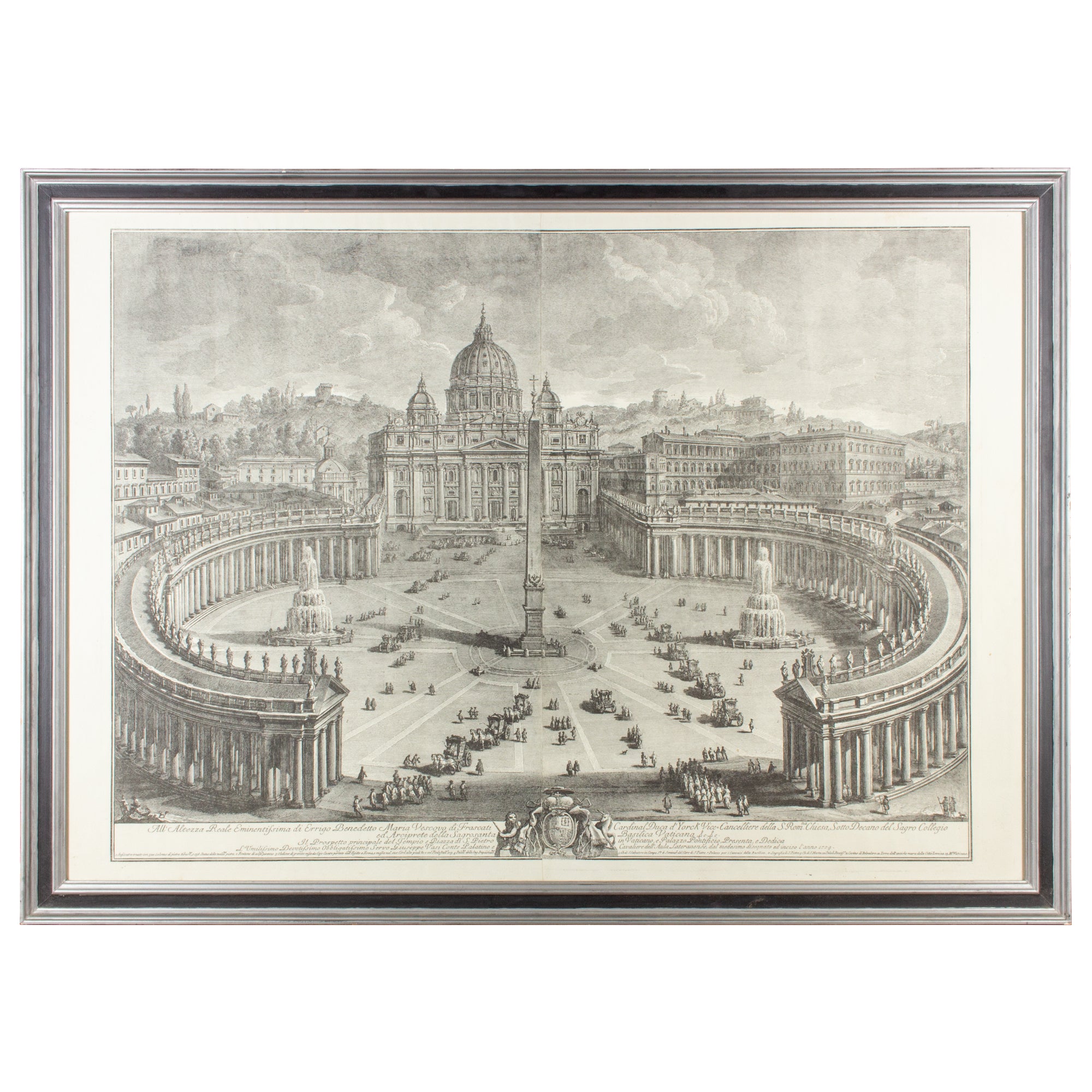 Vatican city skyline panorama vector sketch. hand-drawn illustration on  blue background. | CanStock