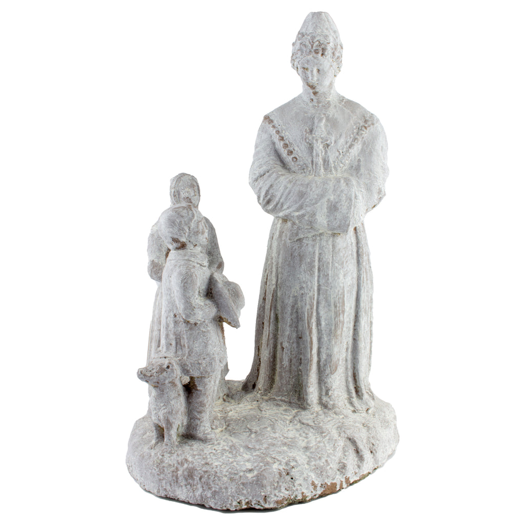 Antique French Plaster Religious Statue – Laurier Blanc | Unique Home ...