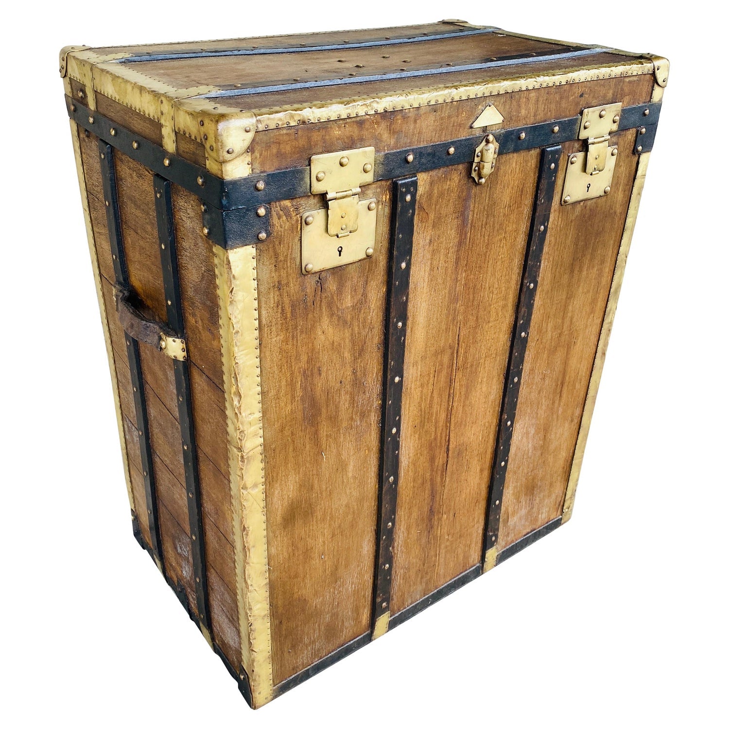 vintage steamer trunk