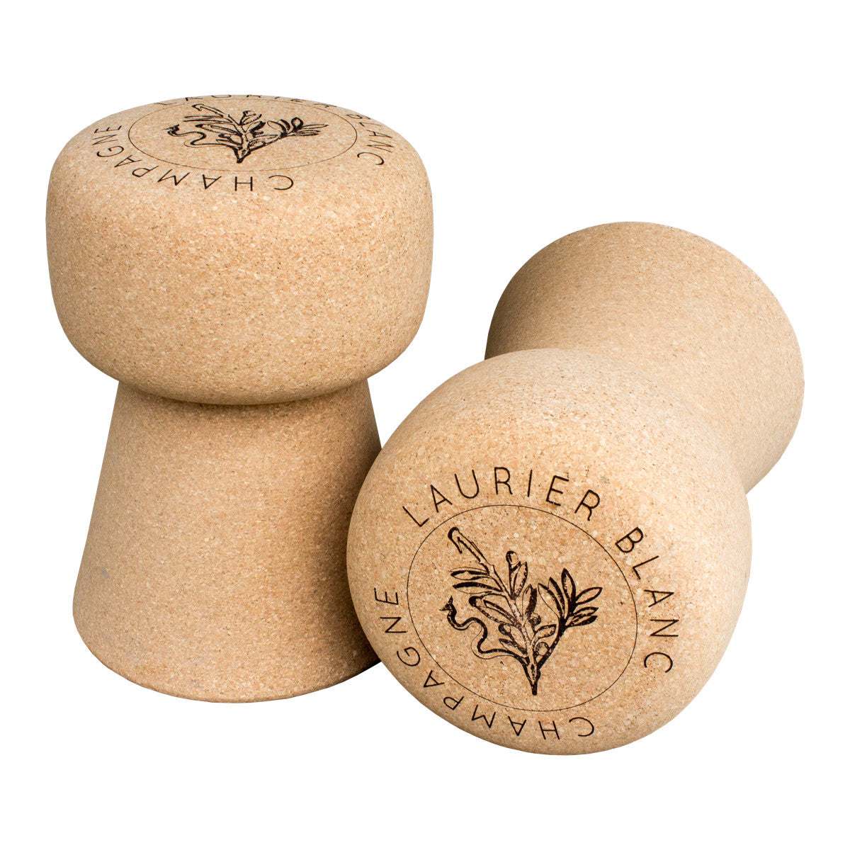 Portugueuse Champagne Cork Stool & Side Table – Laurier Blanc