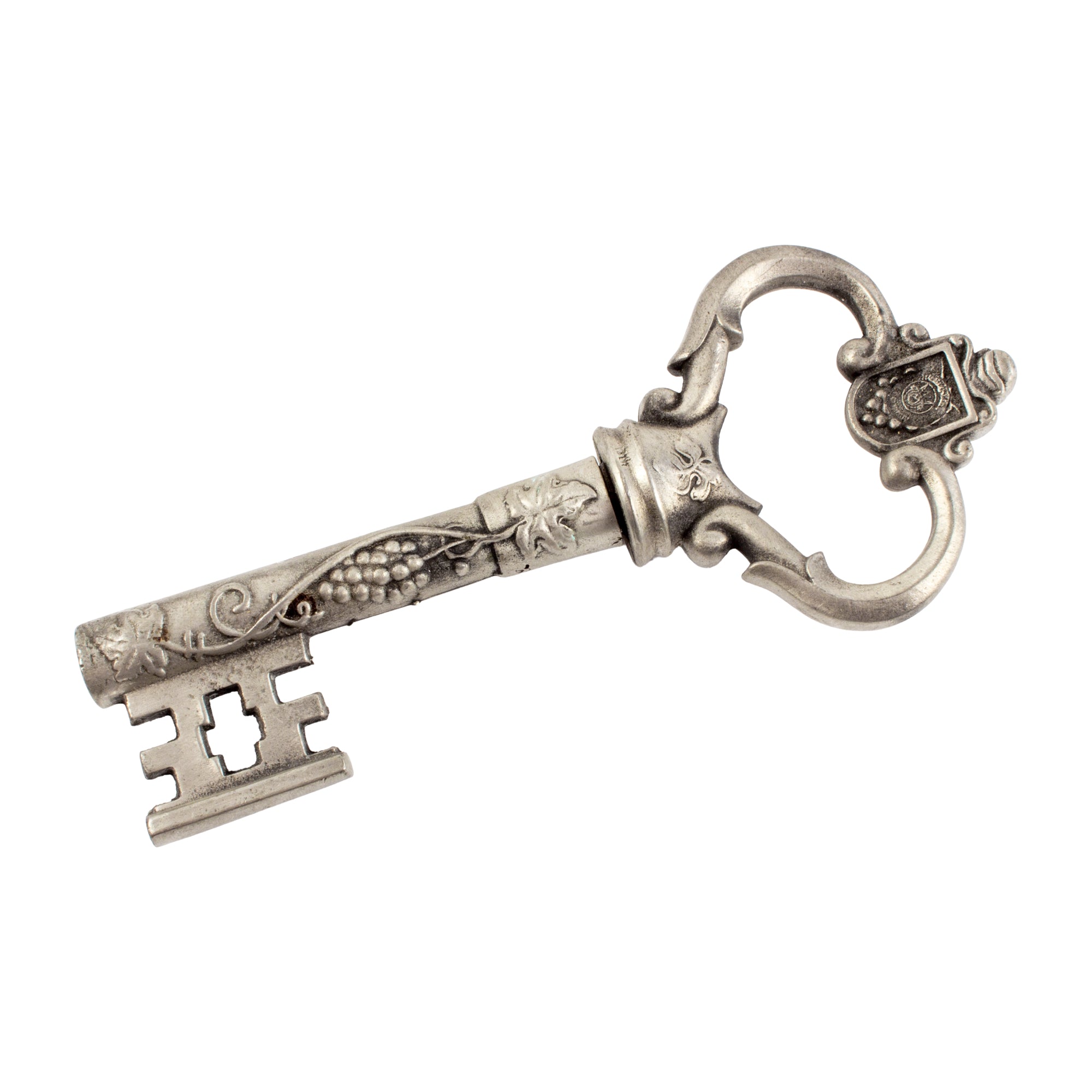 Vintage French Pewter Skeleton Key Corkscrew – Laurier Blanc