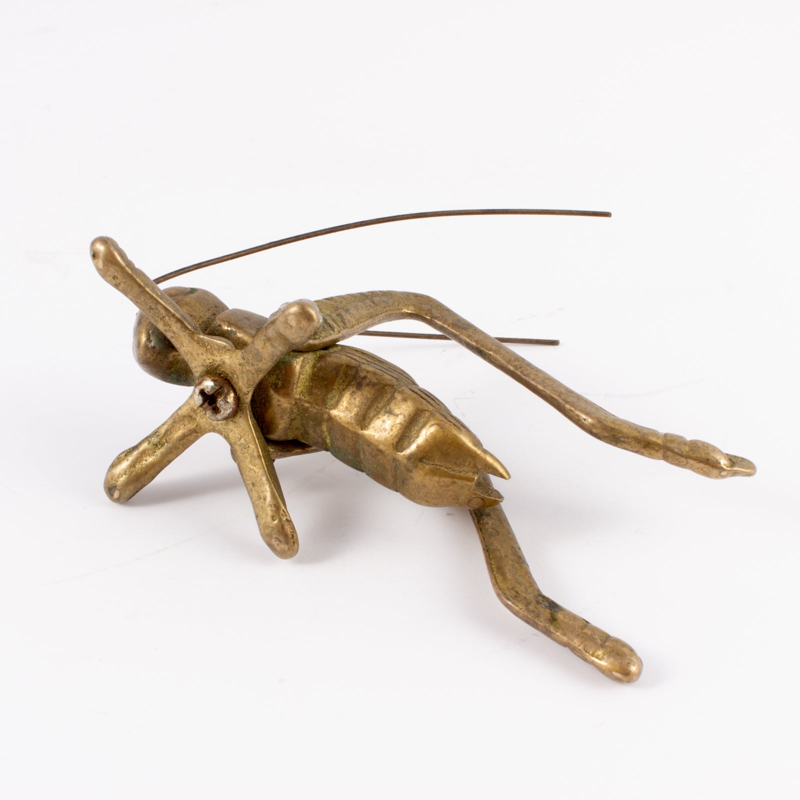 Mid-Century Brass Cricket