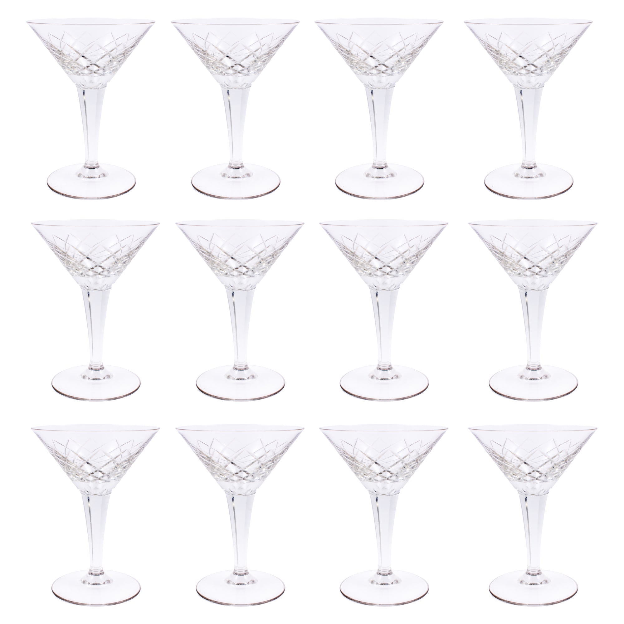 FLUTED TEXTURED MARTINI GLASS - Fearrington Village