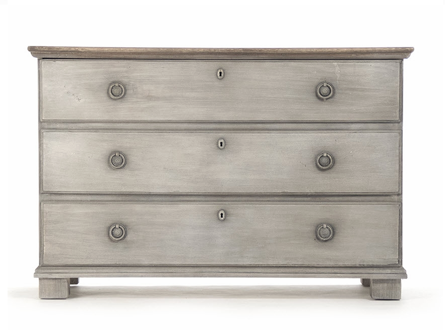 White-Washed Pine Chest - Laurier Blanc | Unique Home ...