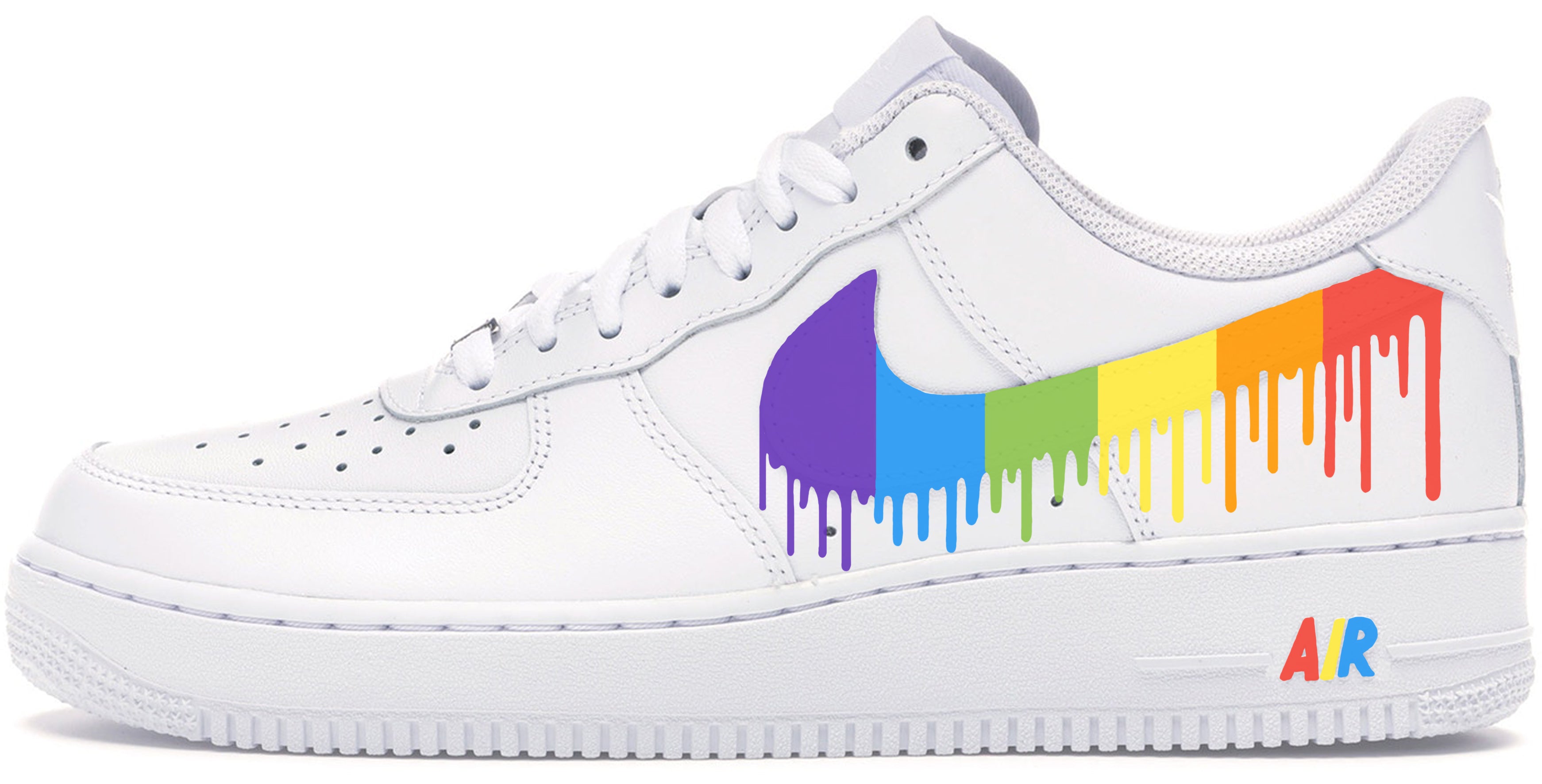 Rainbow Drip Air Forces