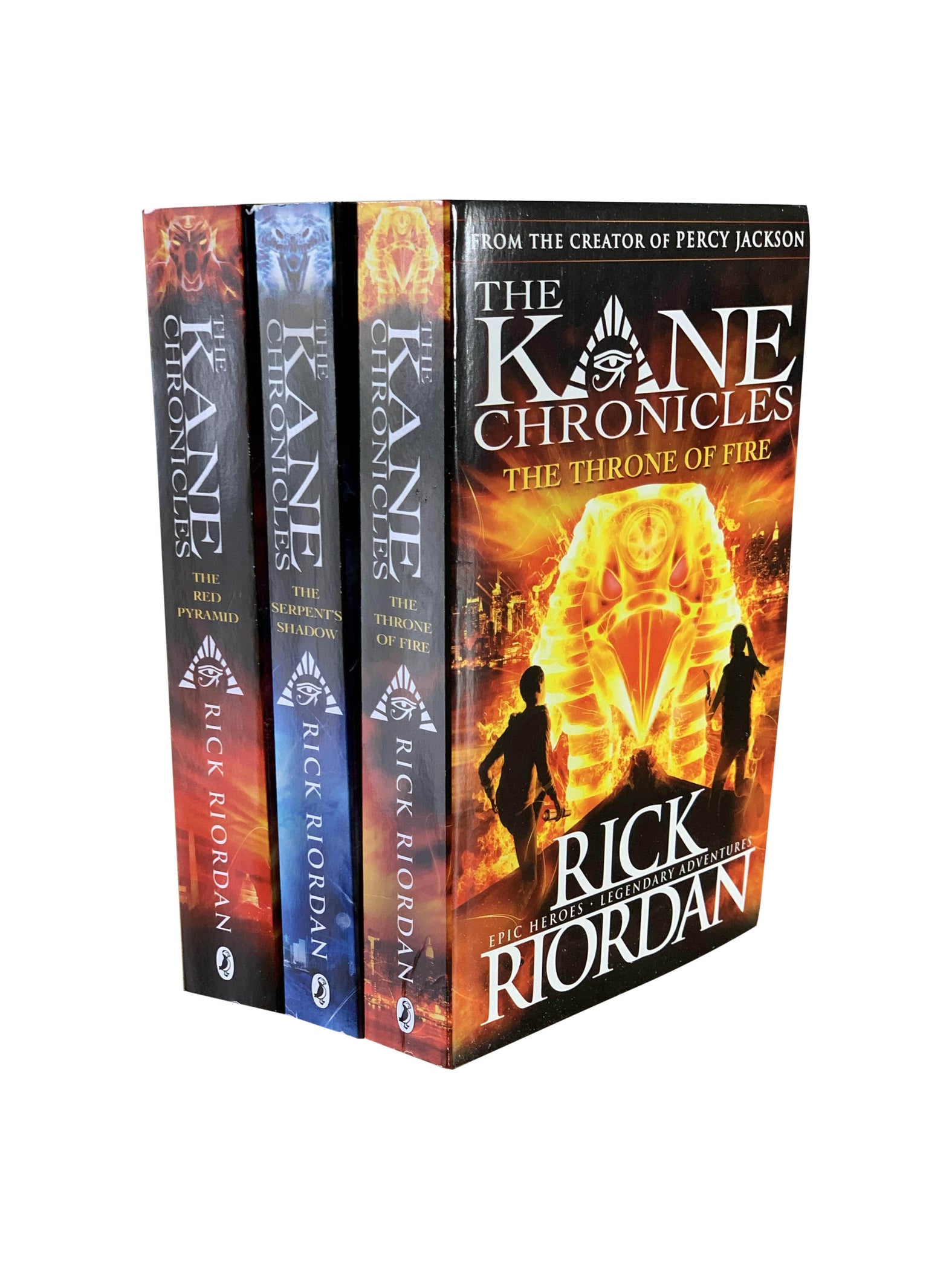Kane Chronicles Series 5 Books Collection Set By Rick Riordan by Rick Riordan