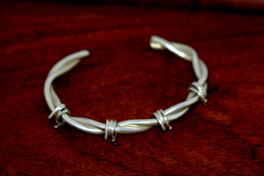 barbed wire bracelet