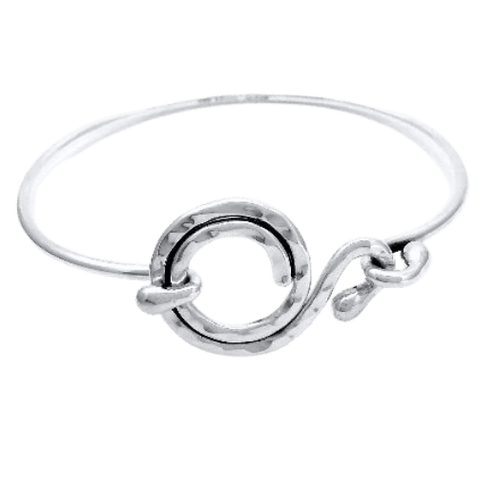 Via Taxco Bracelet with Hammered Clasp · Urban Sterling Silver