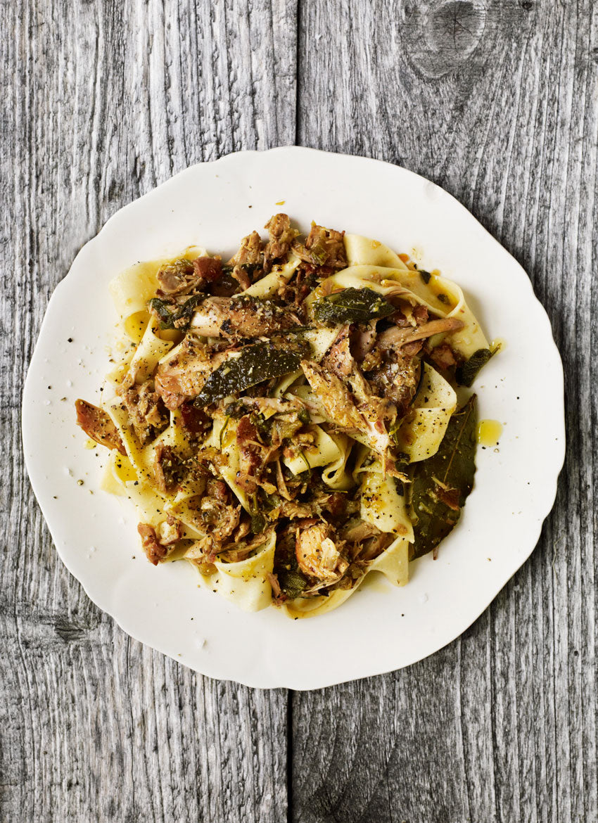 Rabbit with Pappardelle