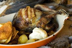 Roasted grouse