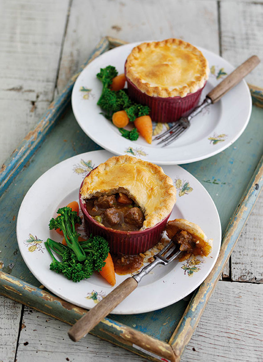Beef and ale pot pies