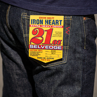 Iron Heart 634s 21oz Selvedge Denim - Classic Straight – Statement ...