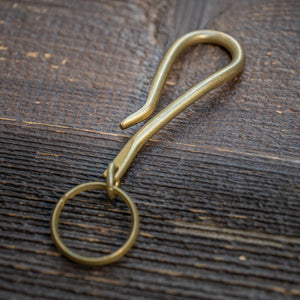 Solid Brass Key Chain Pants Clip Hook Bag Hook Handmade Key Chain, Size: 4  Inch at Rs 75/piece in Roorkee