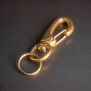 Kobashi Studio Flat Key Ring- Solid Brass