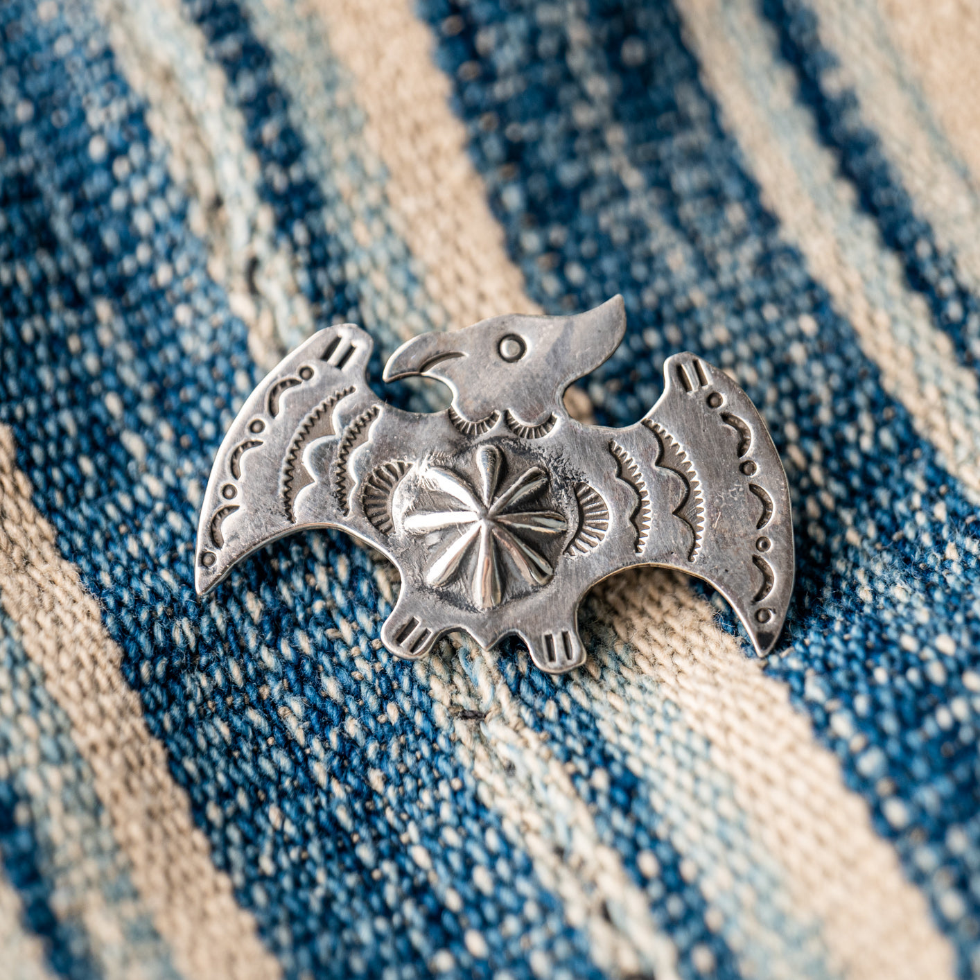 Munqa PEACE Newtive Badge - 925 Sterling Silver