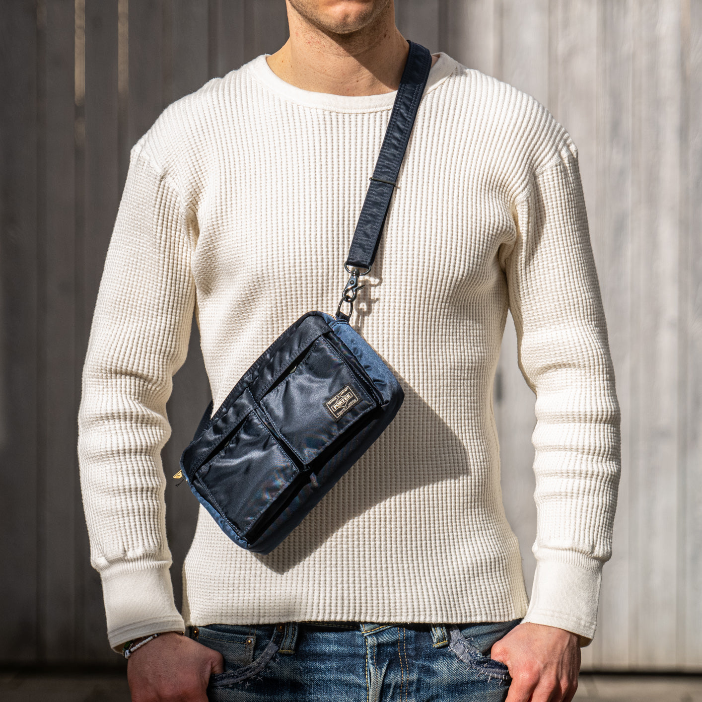 Porter Yoshida Tanker Shoulder Bag│Blue│Shop now!