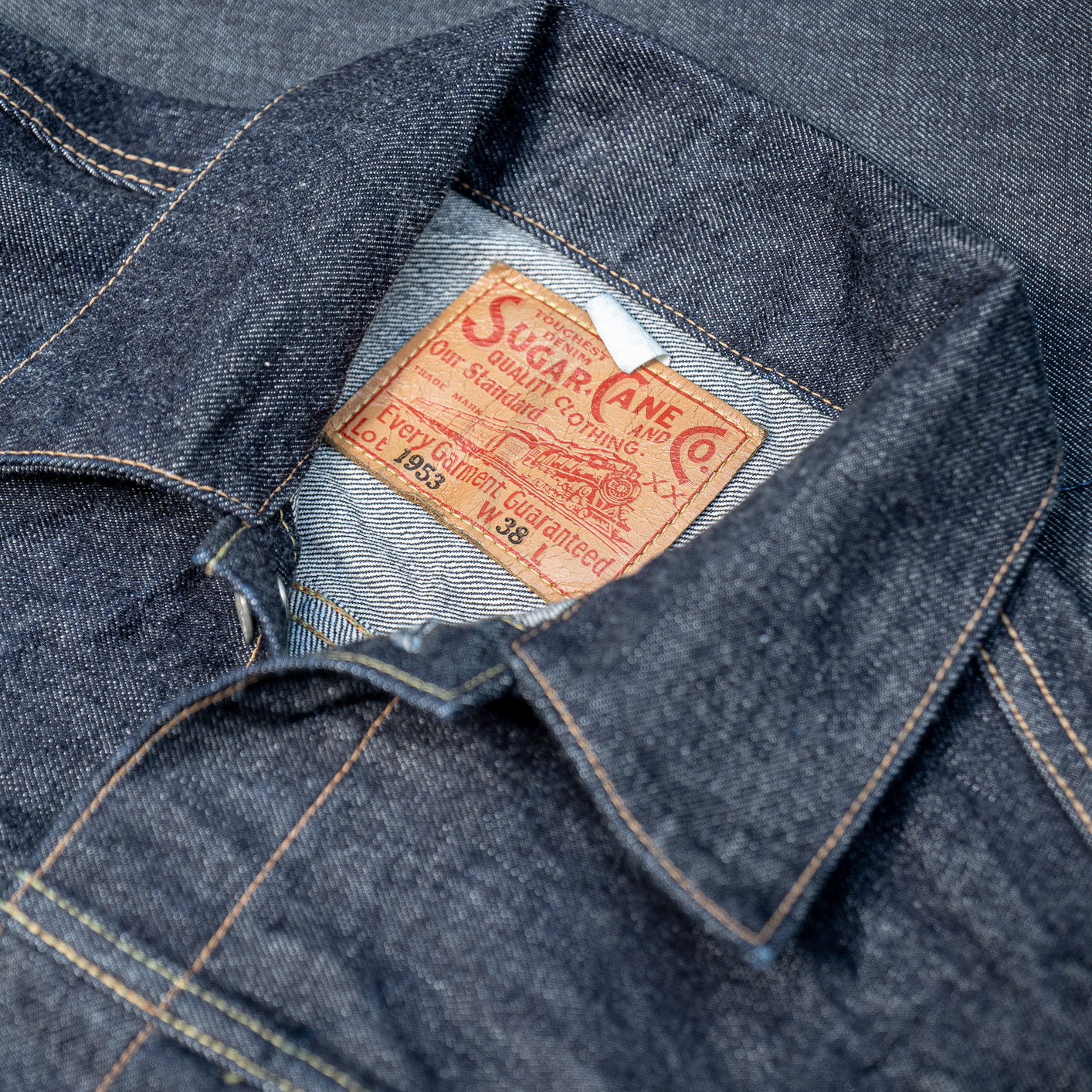 Sugar Cane 14,25oz 1953 Type II Denim Jacket – Aged Model