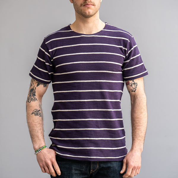 専門店では INSCRIRE big border stripe tee Tシャツ/カットソー(七分