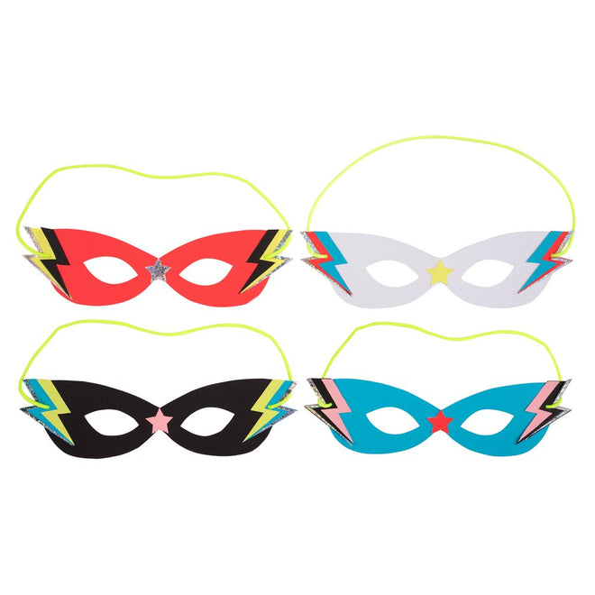 Superhero Masks (set of 8)